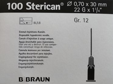 Igła BRAUN STERICAN 22G/0,70X30 m/(ID1460) Igła BRAUN STERICAN 22G/0,70X30 m/(ID1460)